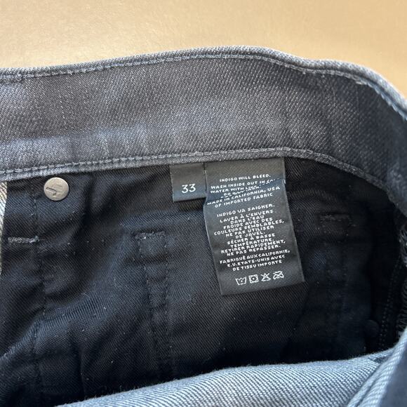 J Brand Jeans Mens sz 33 Slate Gray Tyler Stretch Slim Fit Straight 35 x 28 - Picture 7 of 8